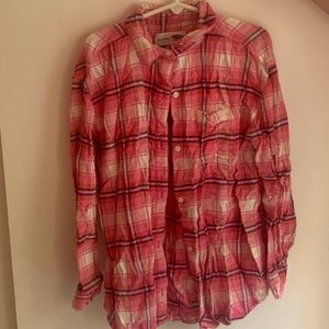 Kids Pink Old Navy Flannel